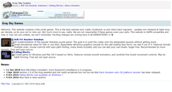 Desktop Screenshot of grayskygames.com